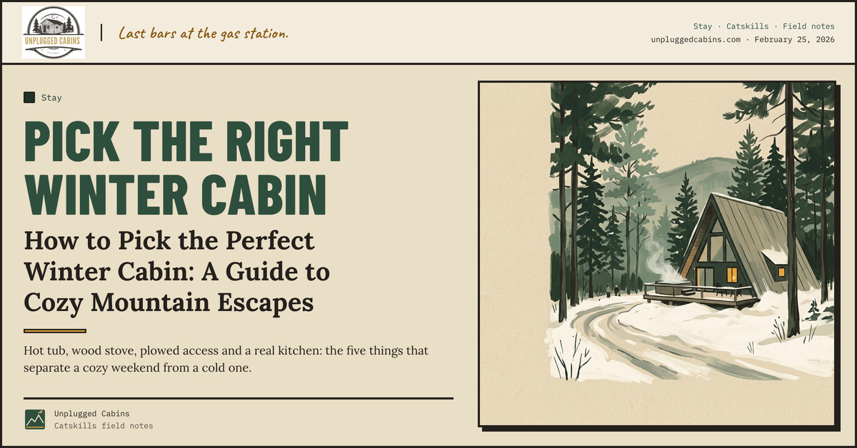 Pick the right winter cabin — How to Pick the Perfect Winter Cabin: A Guide to Cozy Mountain Escapes