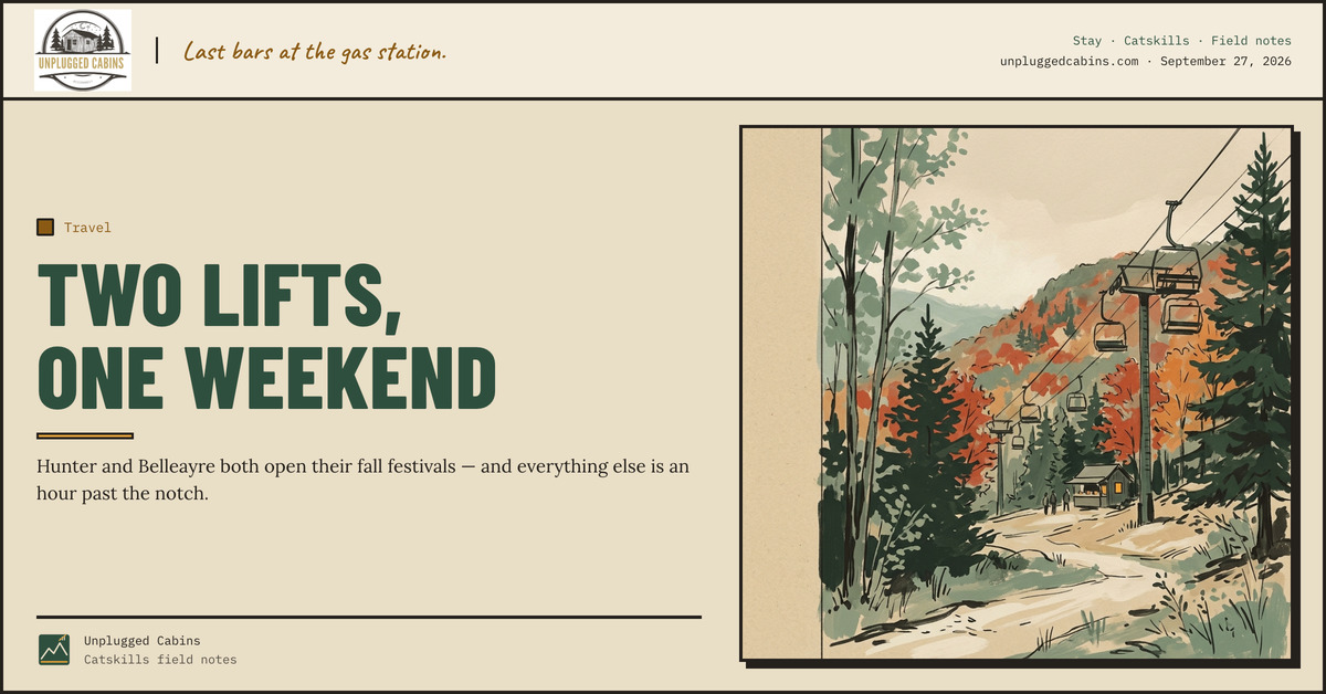 Two lifts, one weekend — Unplug This Weekend: Peak Color, Two Mountains and a Field Full of Apples (October 3–4)