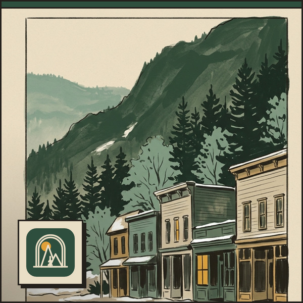 One town, two trail choices — Tannersville NY, painted on purpose